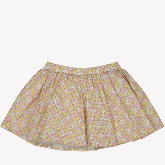 MINI ME BABY GIRL SKIRT WITH MICRO PUZZLE PRINT