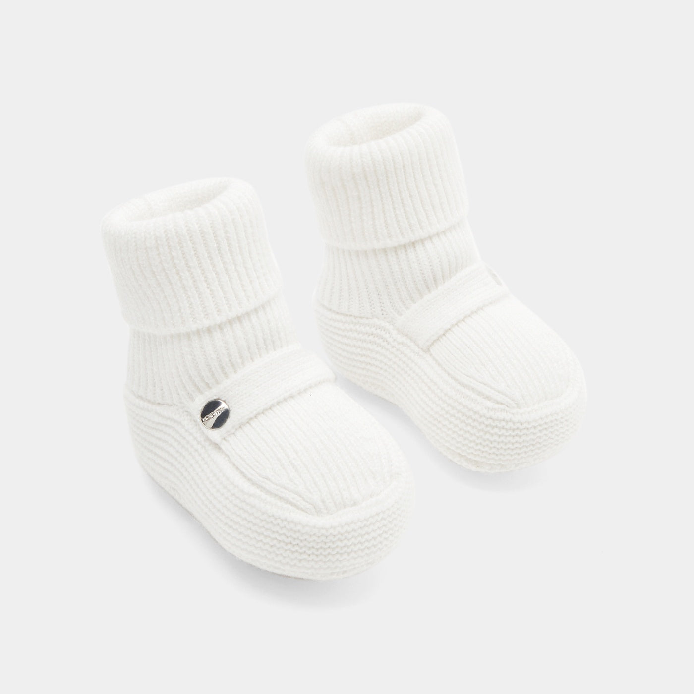 Baby booties - jacadi soft white