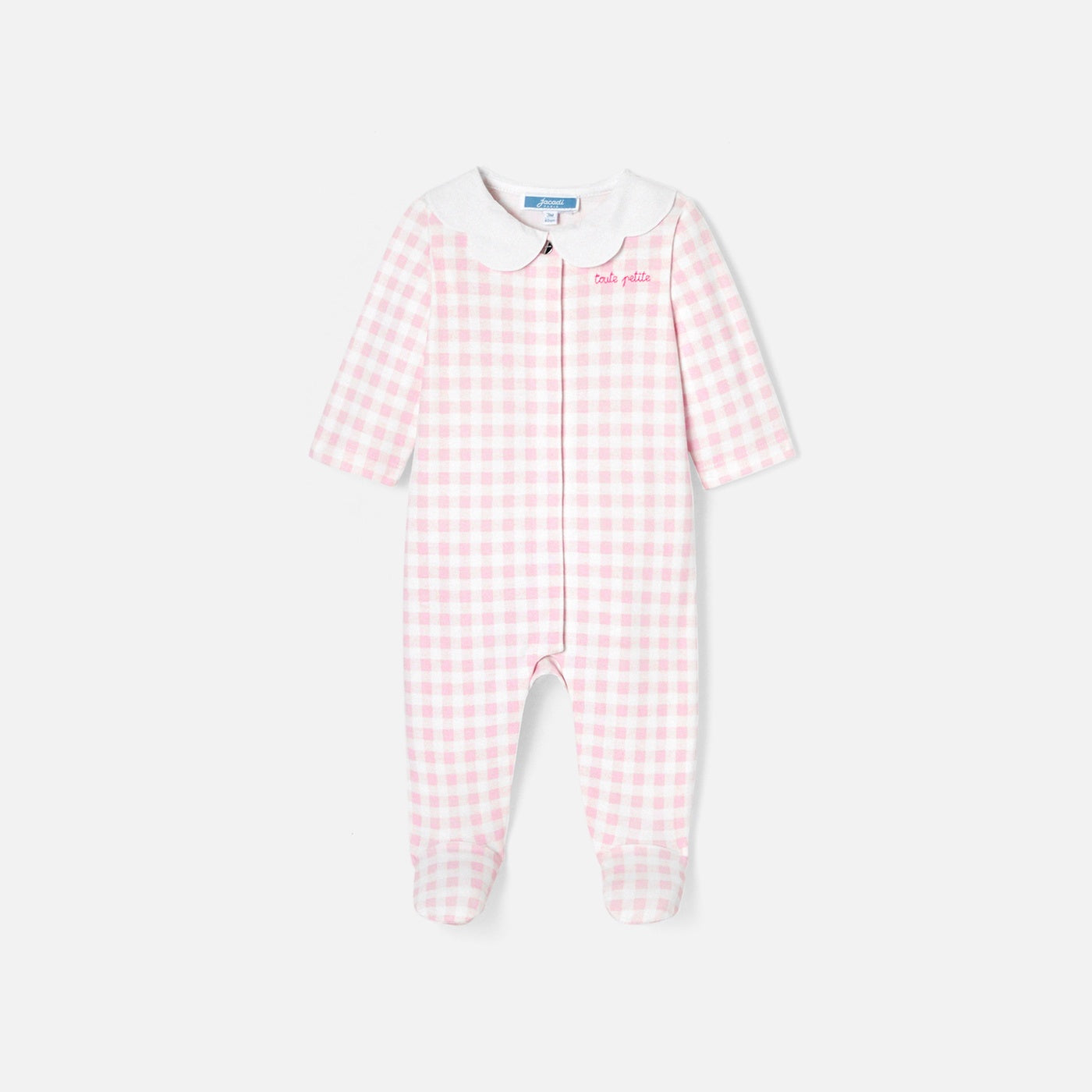 Baby girl gingham print pyjamas