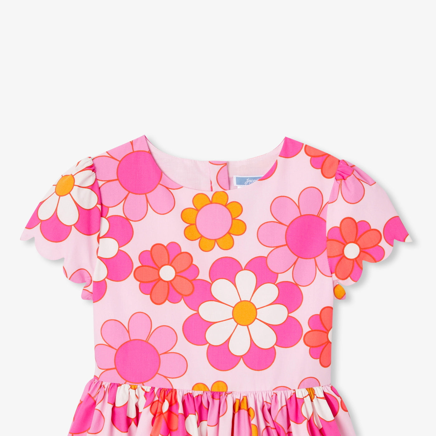 Girl floral dress - pink/multicolour