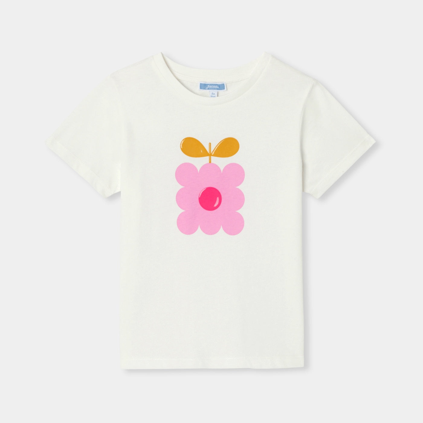 Girl jersey T-shirt - jacadi soft white