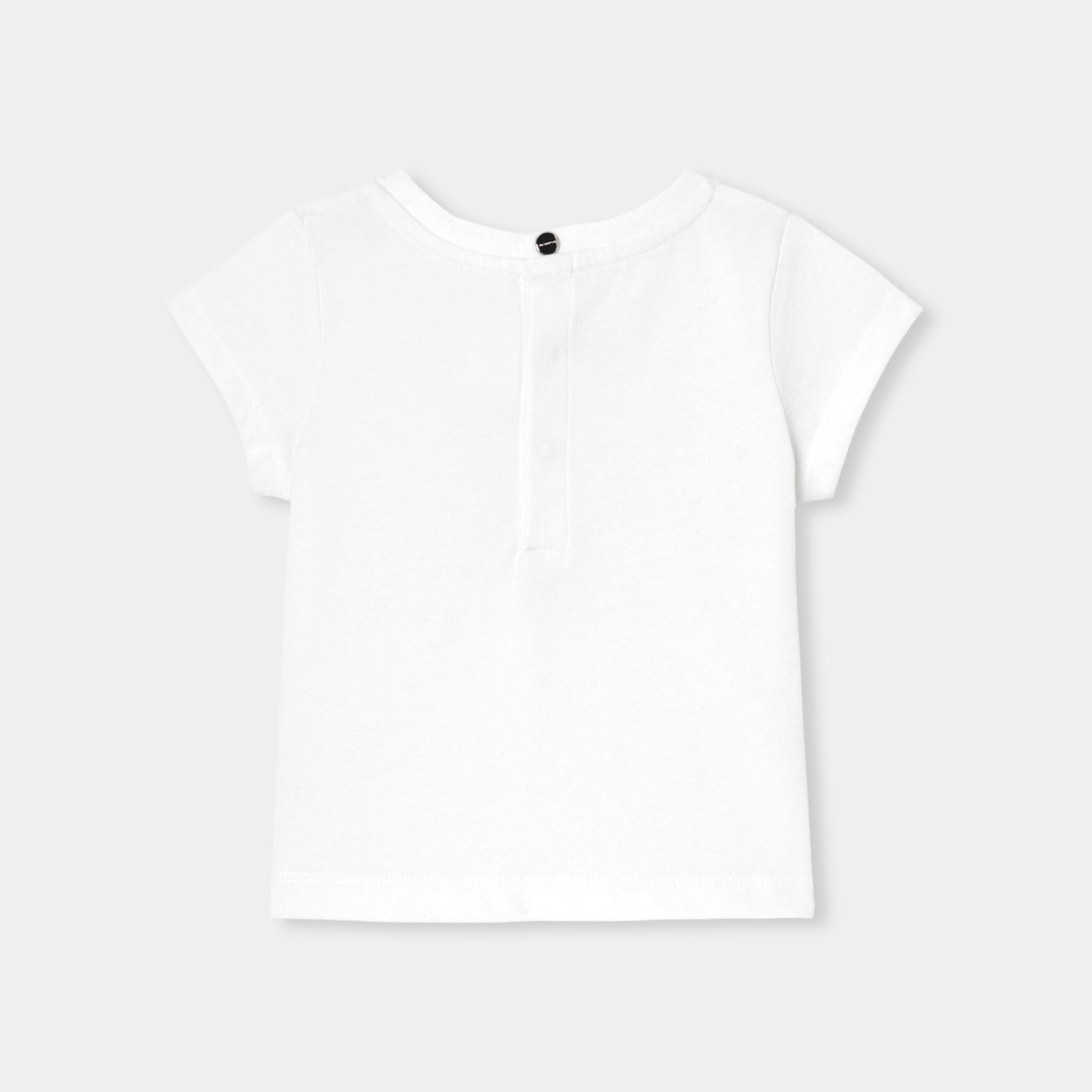 Baby girl cotton T-shirt - jacadi white