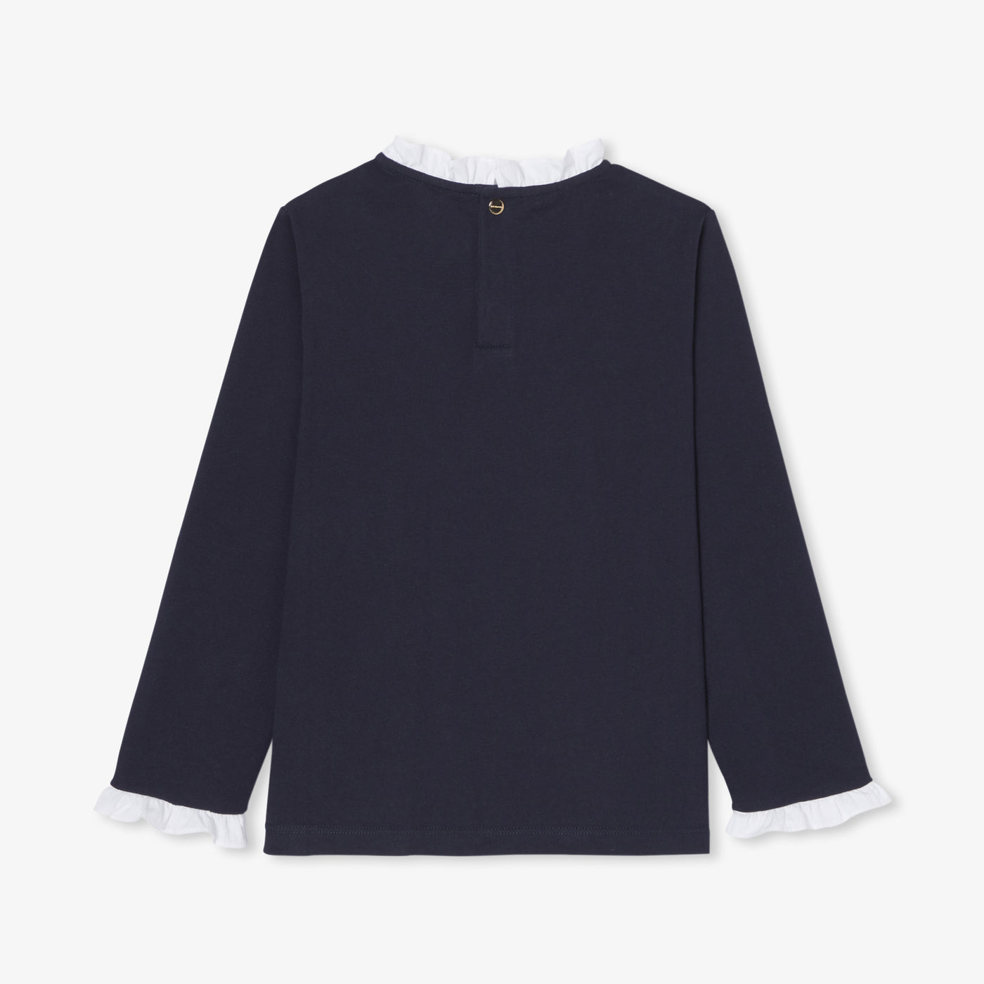 Girl long-sleeved T-shirt - jacadi navy