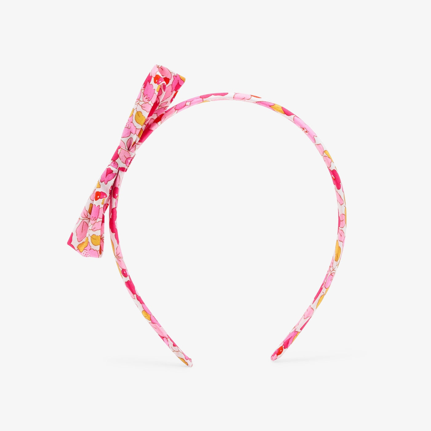 Girl headband in Liberty fabric - pink/multicolour