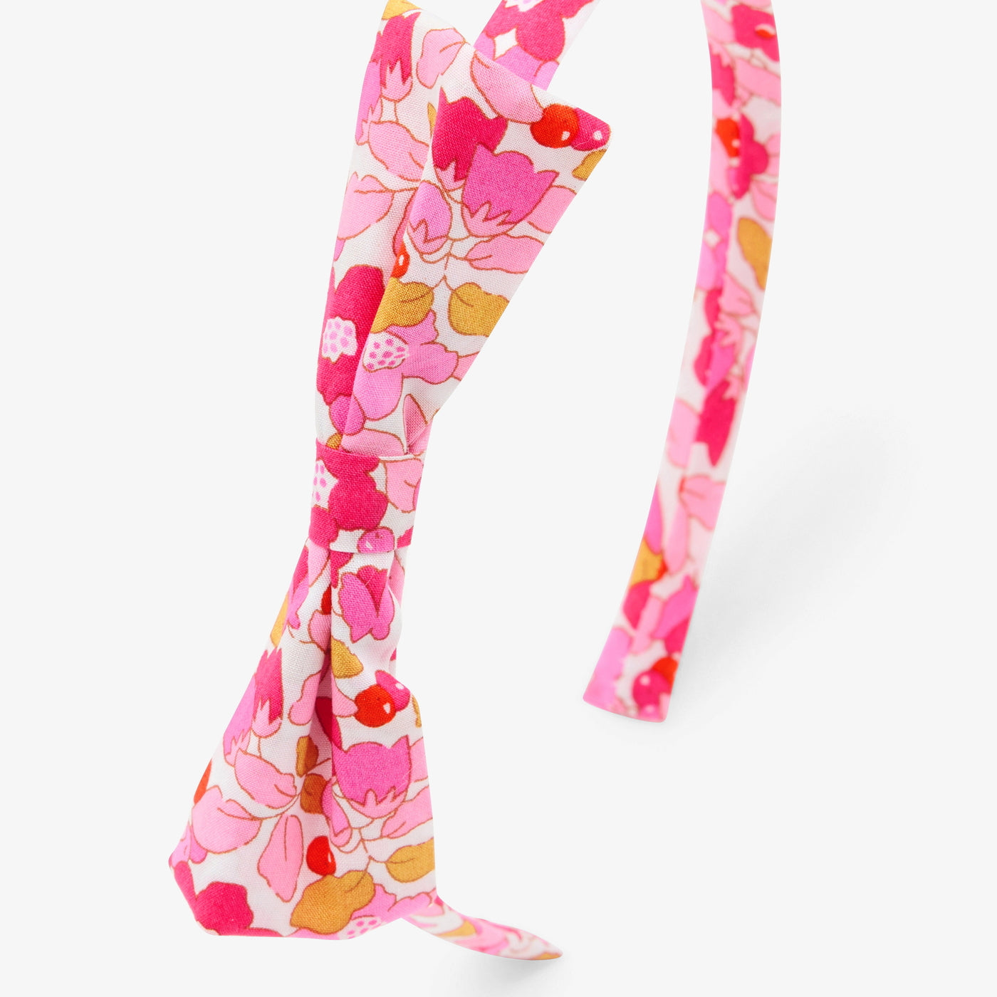 Girl headband in Liberty fabric - pink/multicolour
