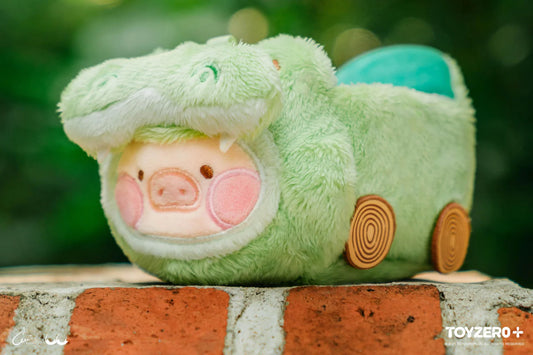 Lulu The Piggy Animal Party-Speeding Crocodile Lu Plush Keychain