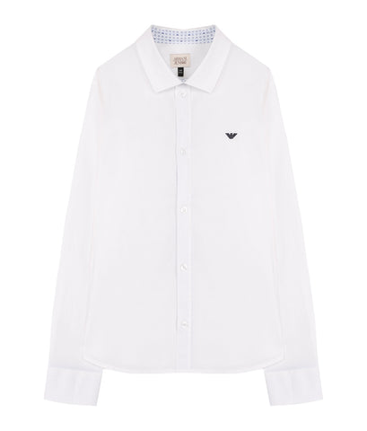 AJR White Cotton Shirt