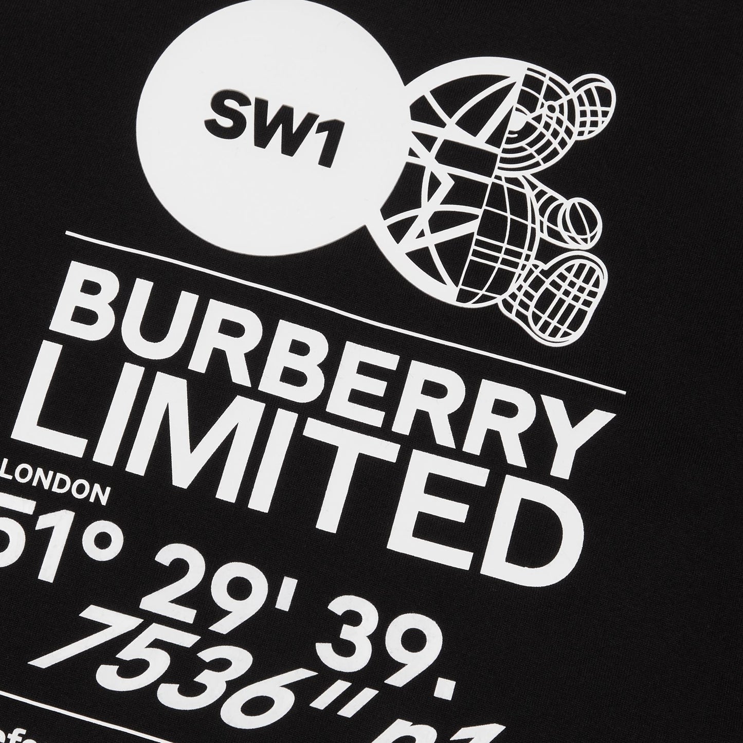 Burberry CB Logo Black Tshirt