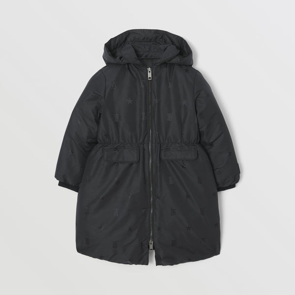 Burberry Detachable Hood Star and Monogram Down-filled Coat