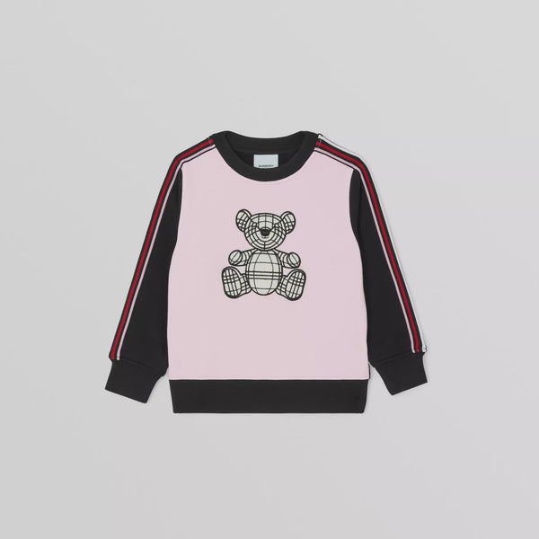 Burberry Thomas Bear Pink Cotton Sweatshirt