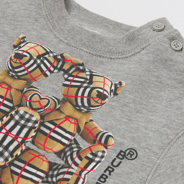 Burberry Baby Thomas Bear Motif Sweatshirt