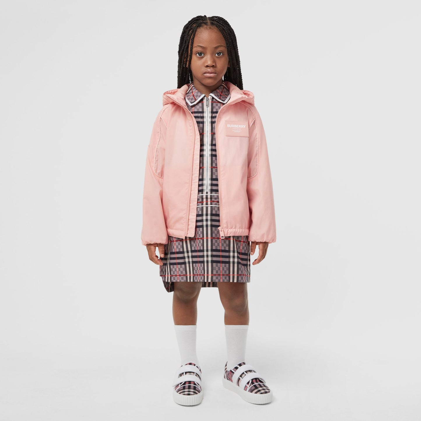 Burberry Horseferry Appliqué Hooded Jacket