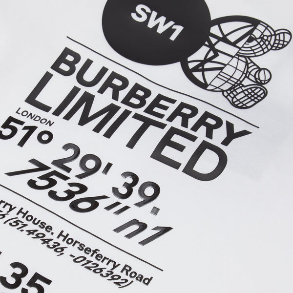Burberry CG White Cotton Tshirt