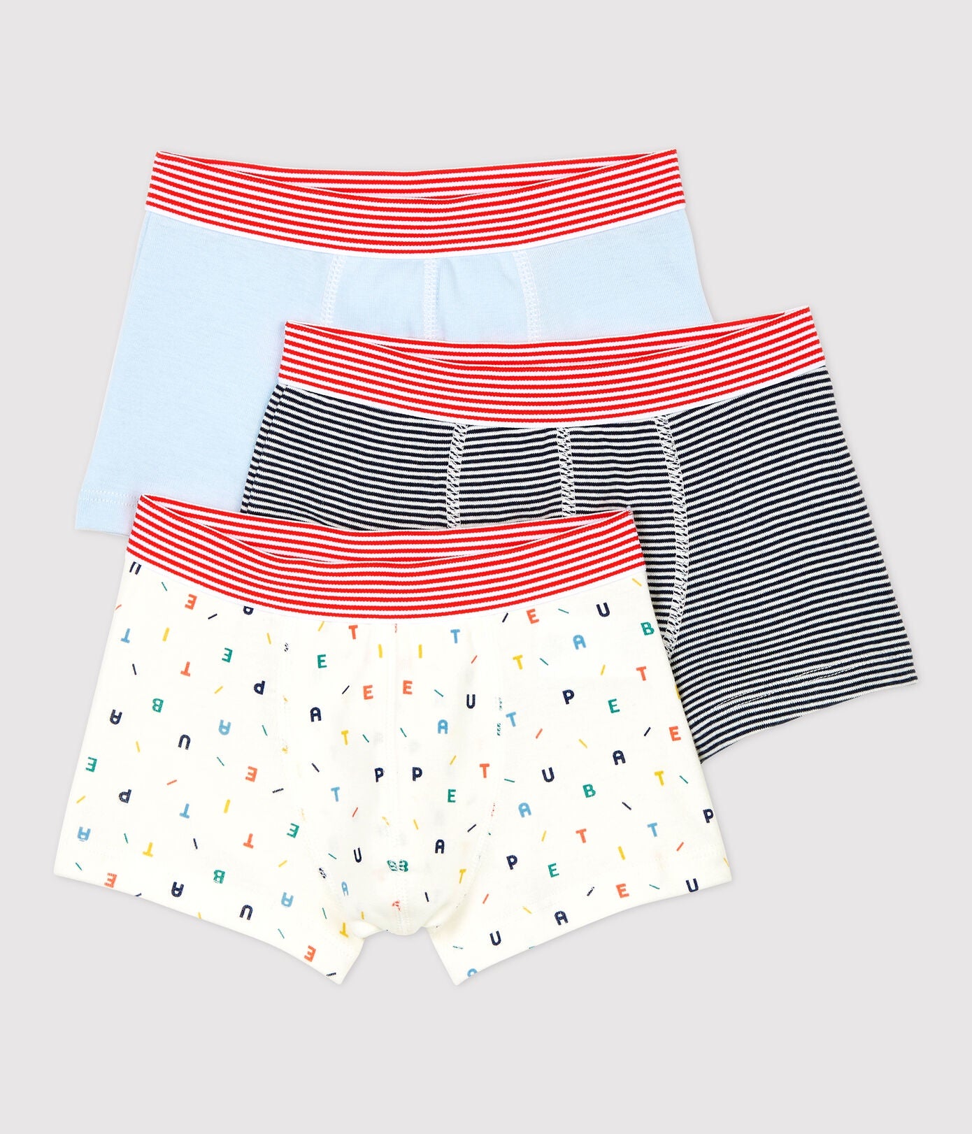 Petit Bateau Boy Organic Cotton Boxer 3pks