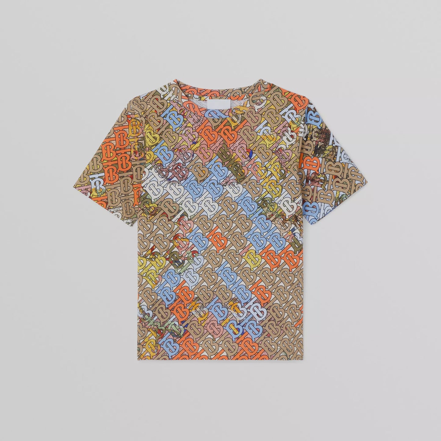 Burberry Monogram Map Print Cotton T-shirt