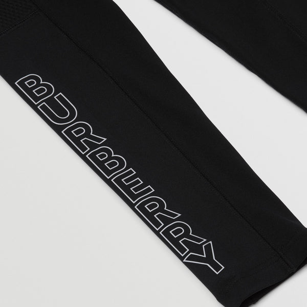 Burberry Logo Print Stretch Jersey Leggings
