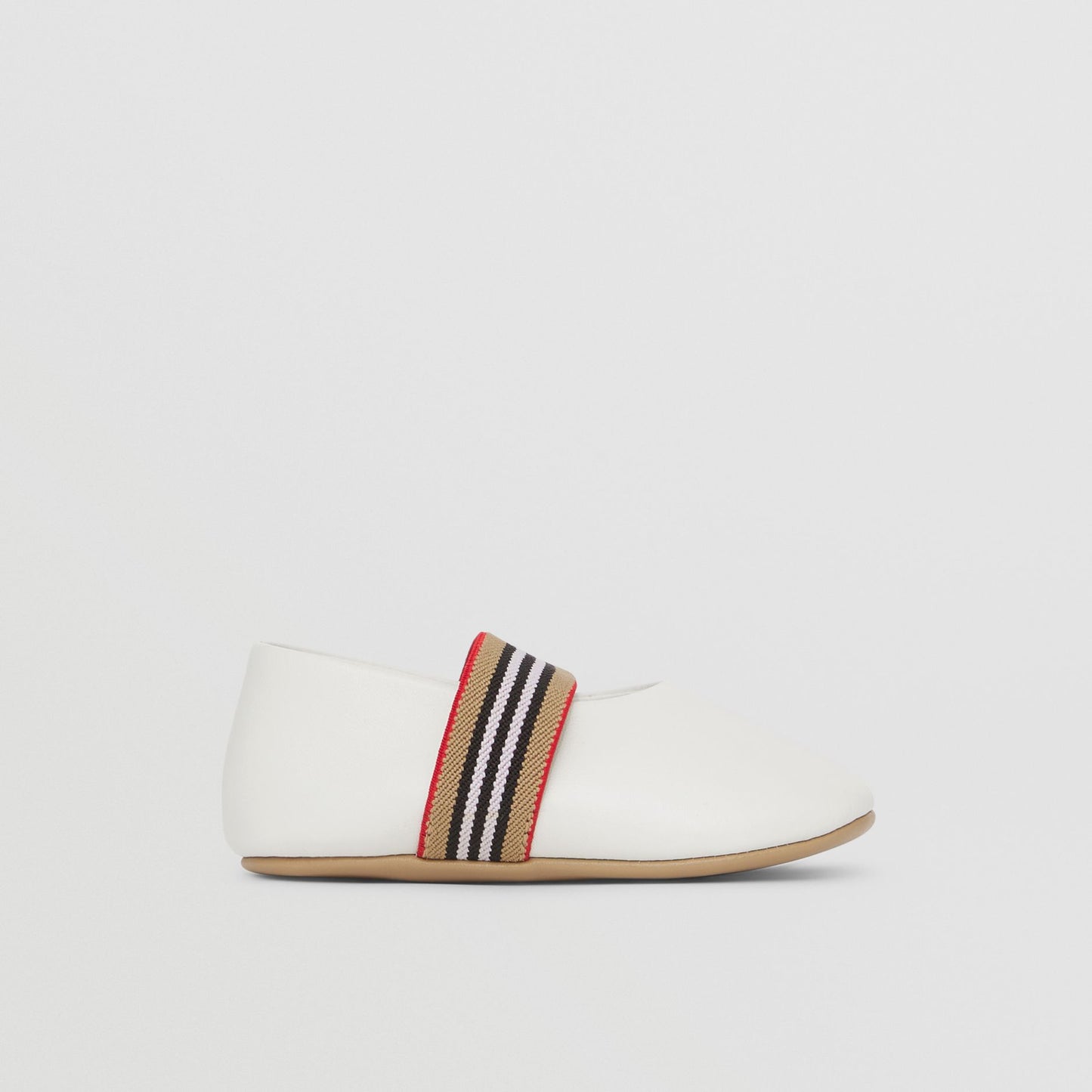 Burberry Icon Stripe Detail Ballerinas