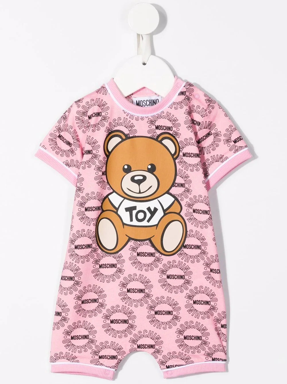 Moschino Allover Toy Bear Logo Romper