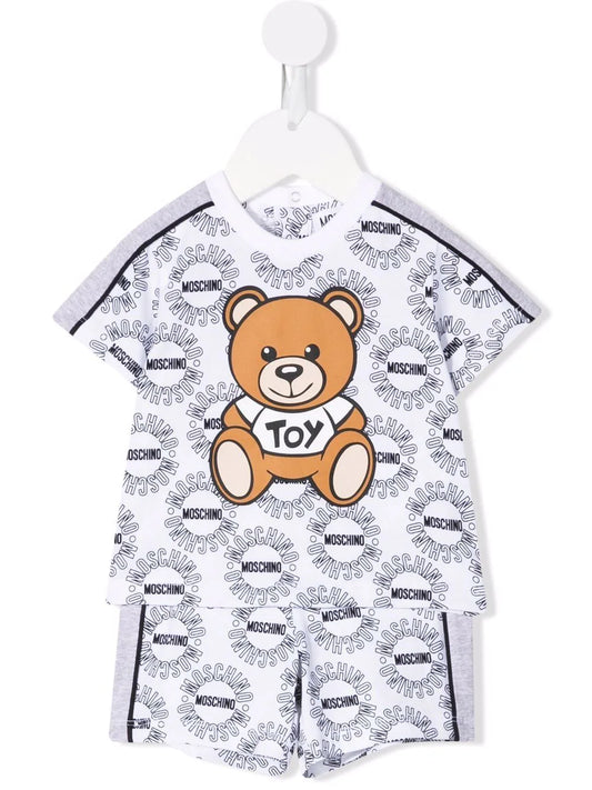 Moschino Toy Bear Logo Tee&Short Set