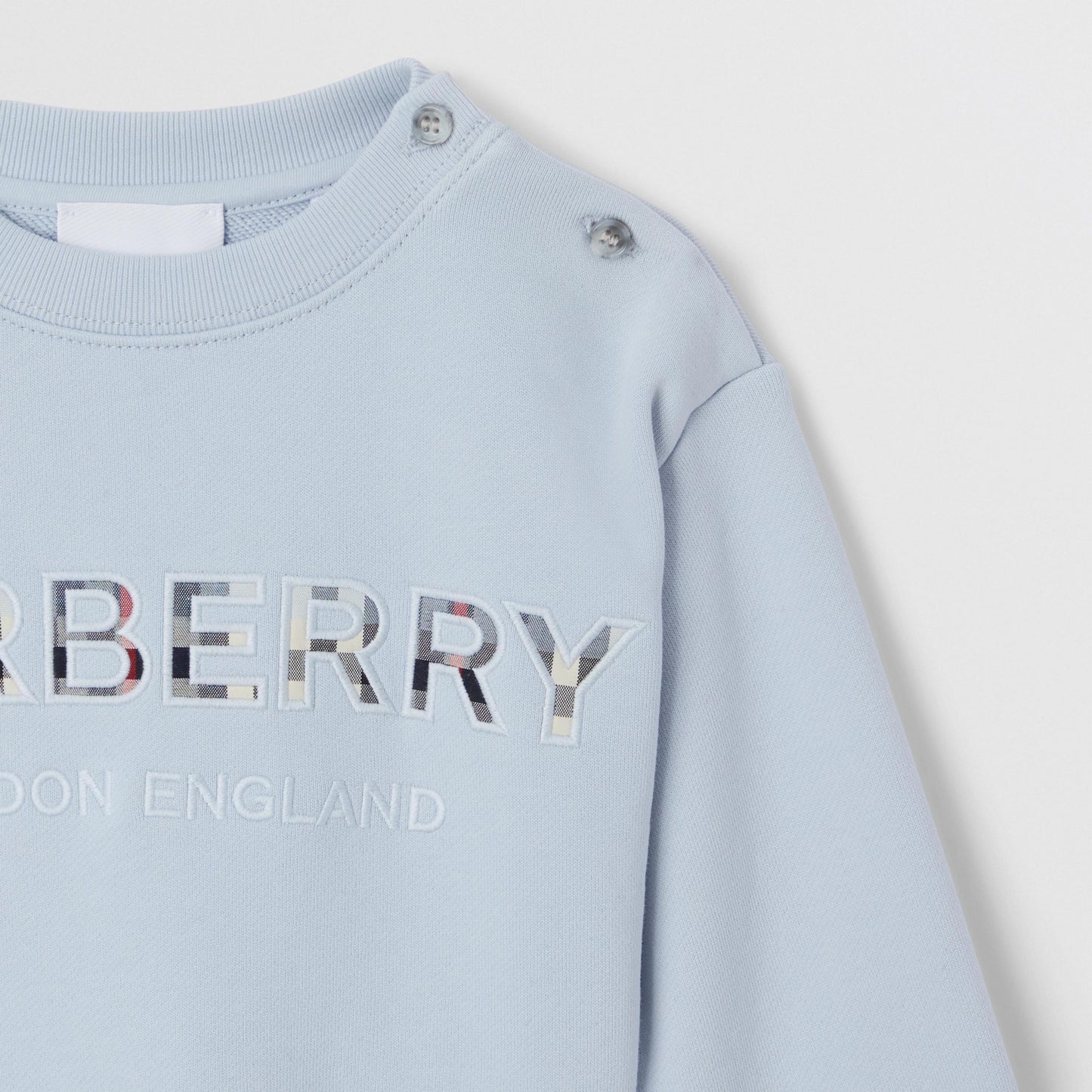 Burberry Baby Embroidered Logo Cotton Sweatshirt