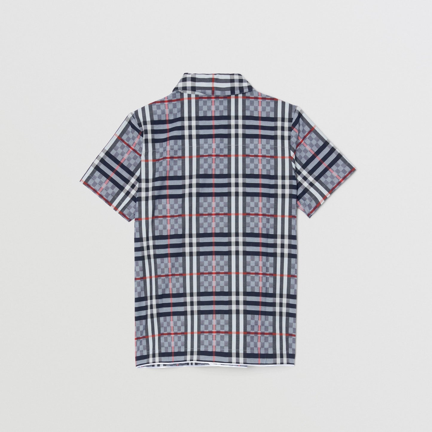 Burberry Short-sleeve Chequerboard Cotton Shirt