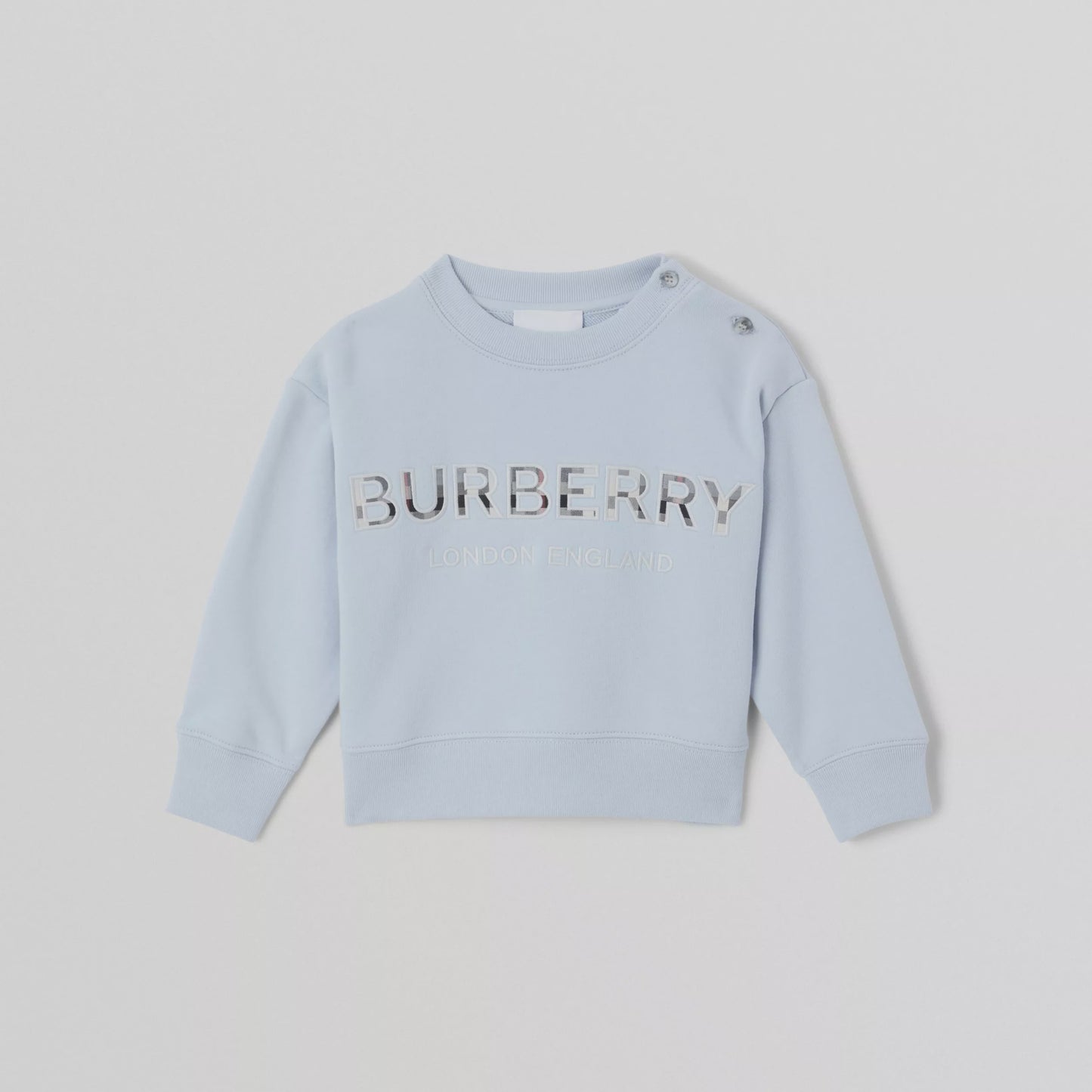 Burberry Baby Embroidered Logo Cotton Sweatshirt