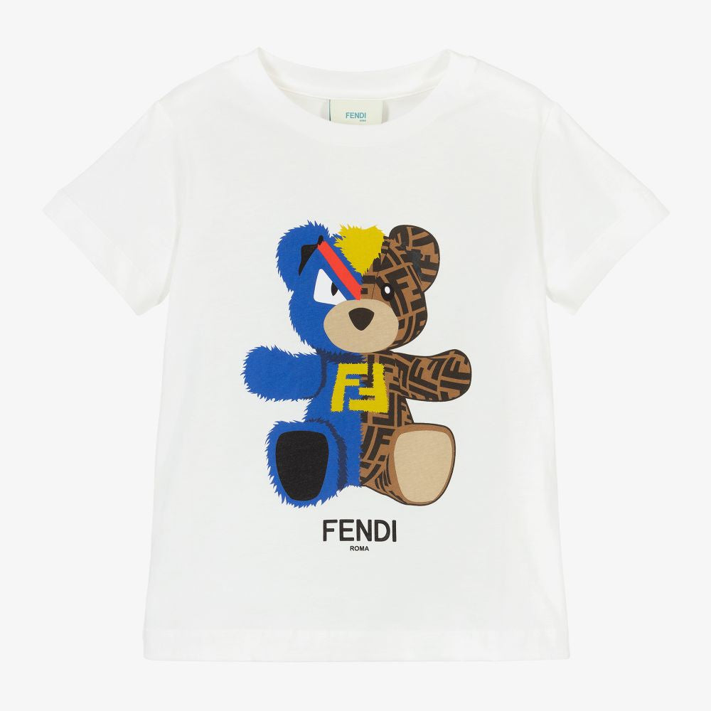 Fendi Bear Print Tshirt