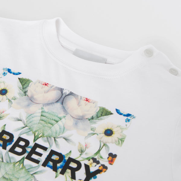 Burberry Baby Montage Print Cotton T-shirt
