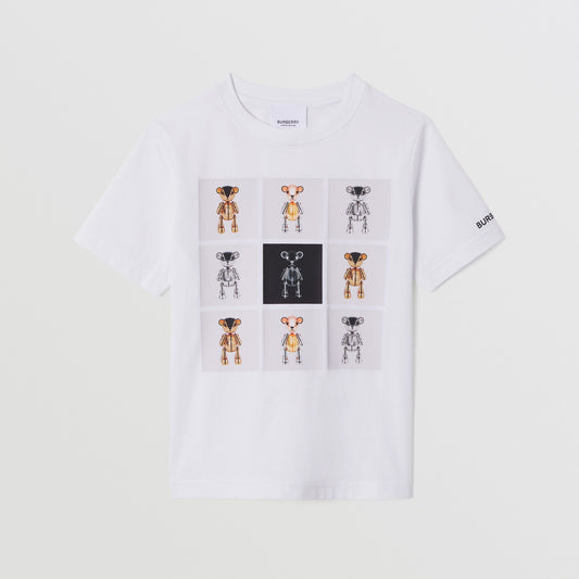 Burberry Thomas Bears Print Cotton Tshirt