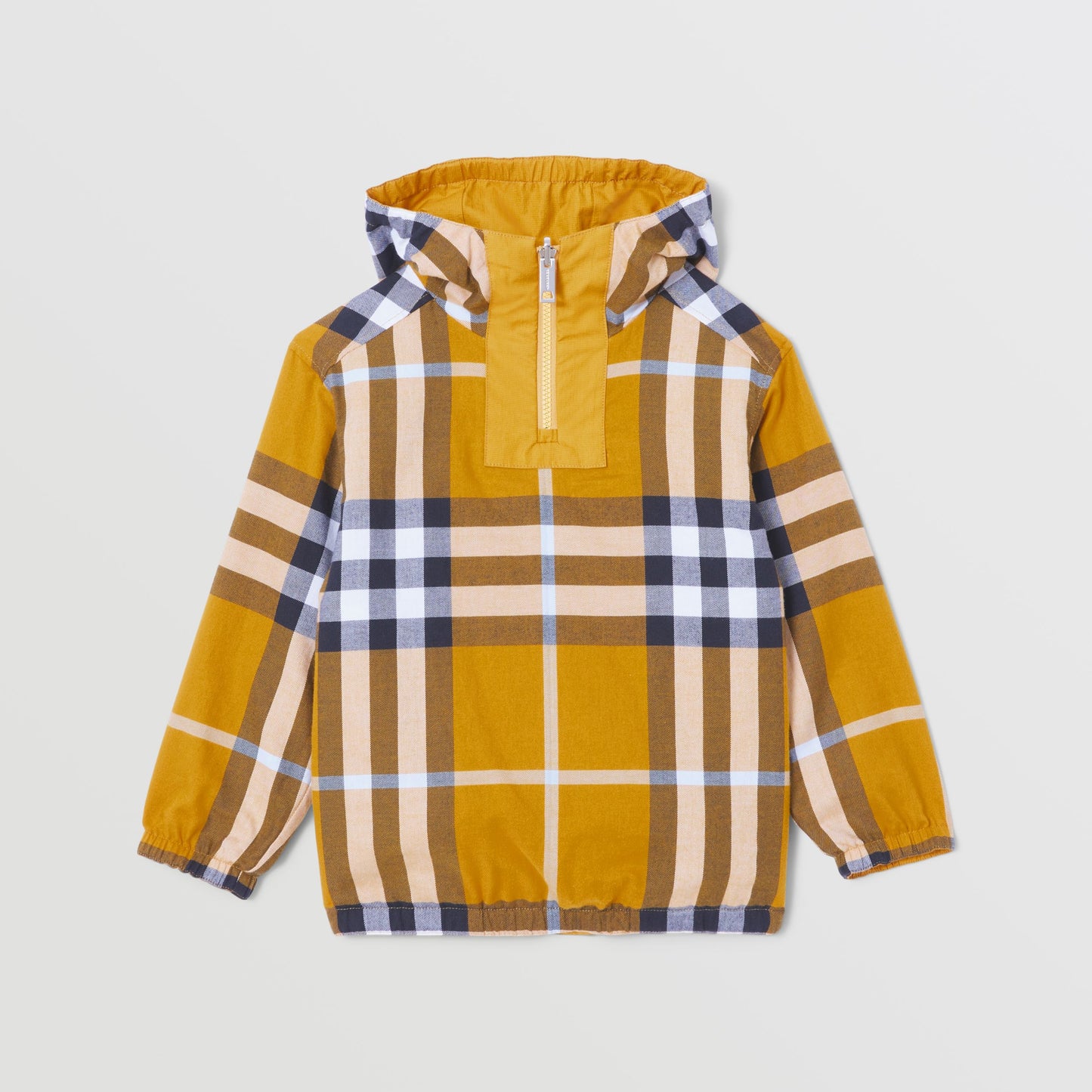 Burberry Reversible Nylon and Check Cotton Hooded Jacket