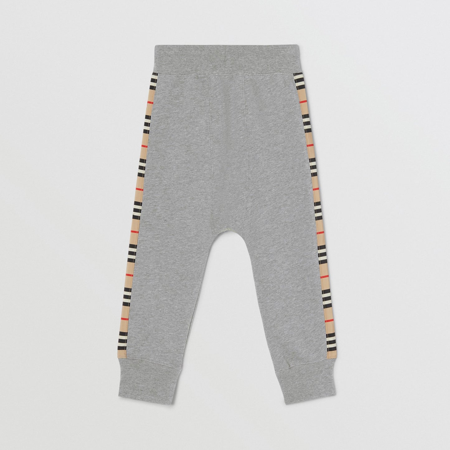 Burberry Icon Stripe Panel Cotton Trackpants