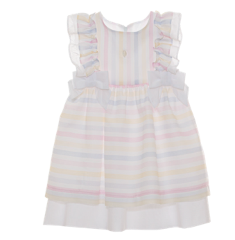 Patachou Milk Shake Stripe Dress