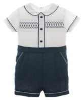 Patachou Baby Boy Marine Romper