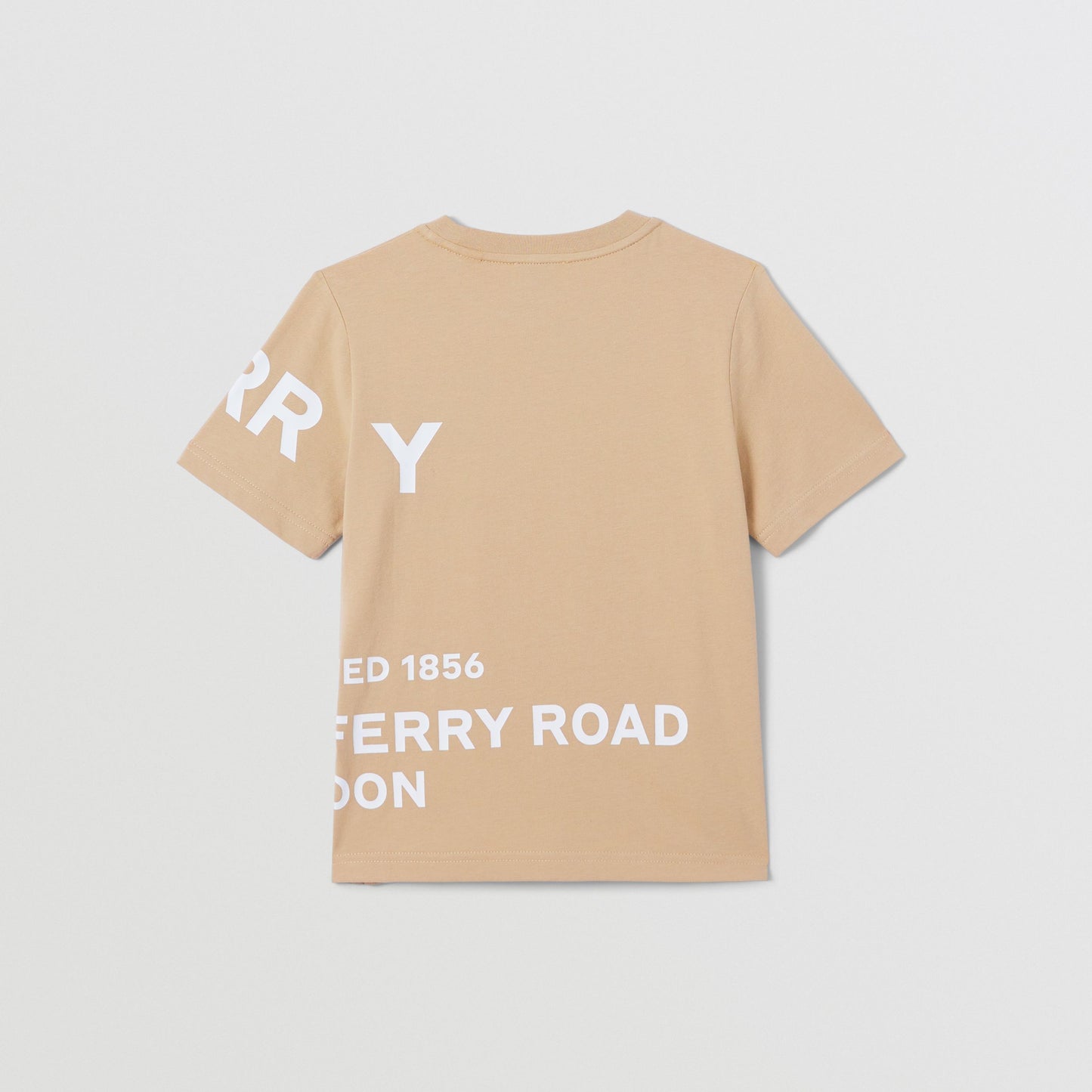 BurberryBeige Horseferry Print Cotton T-shirt