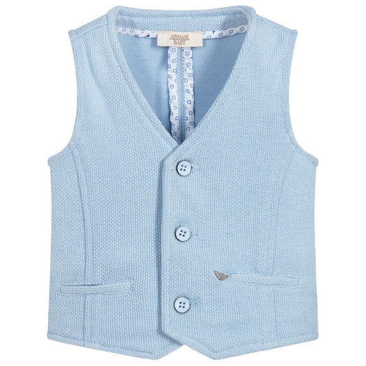 AJR Pale Blue Waistcoat