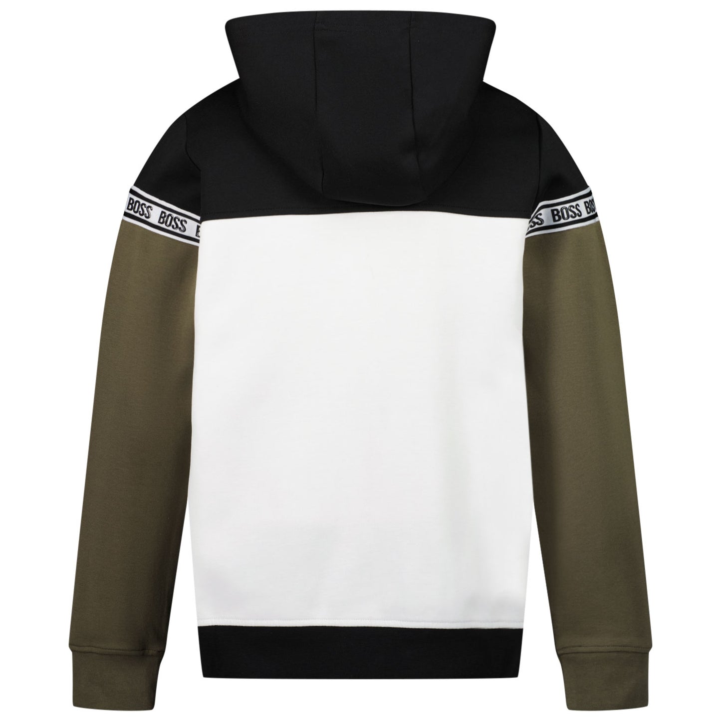 BOSS Zip-up Color Block Hoodie