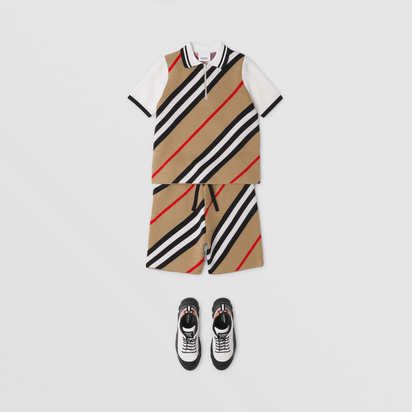 Burberry Logo Knitted Polo