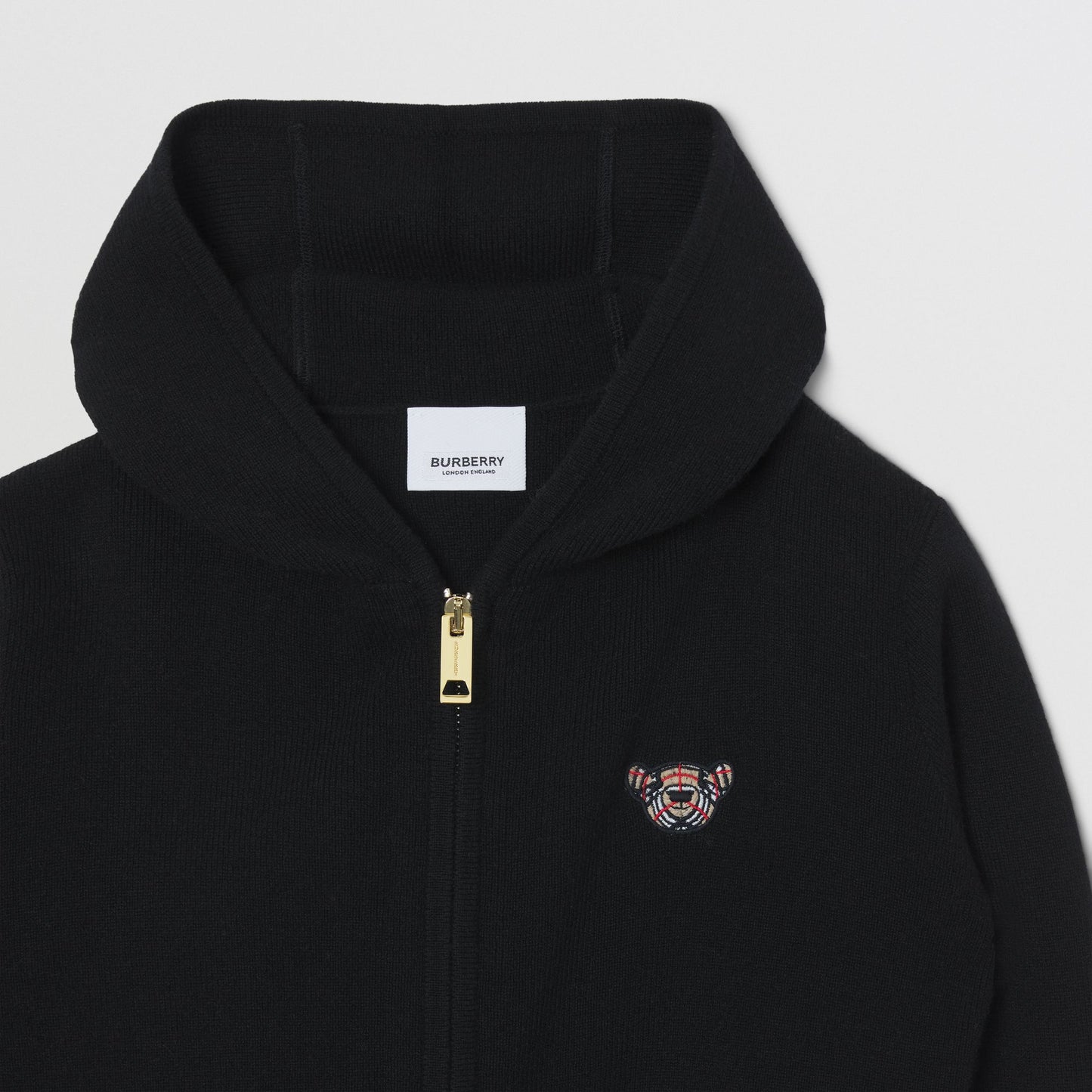 Burberry Thomas Bear Motif Cashmere Hoodie