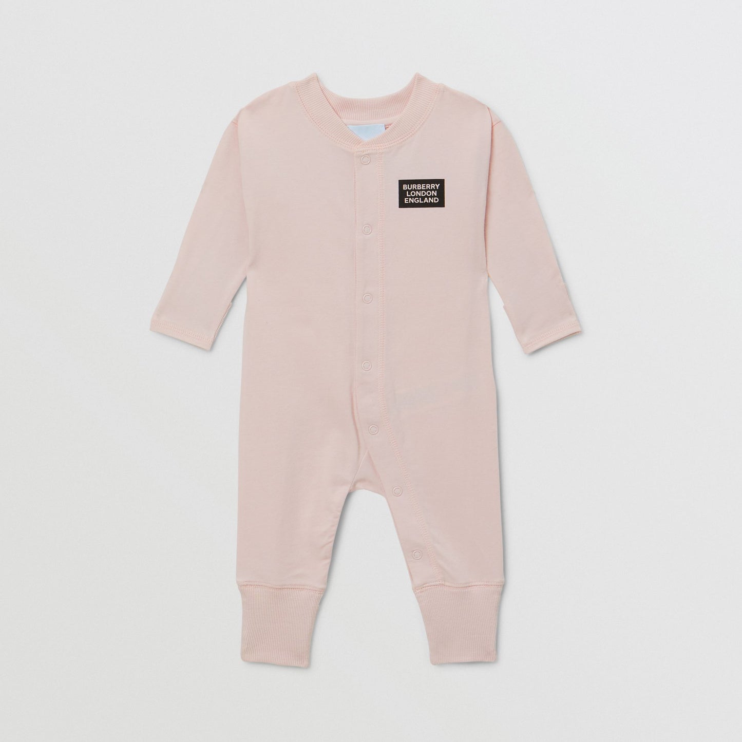 Burberry Pink Organic Cotton Three-piece Baby Gift Set