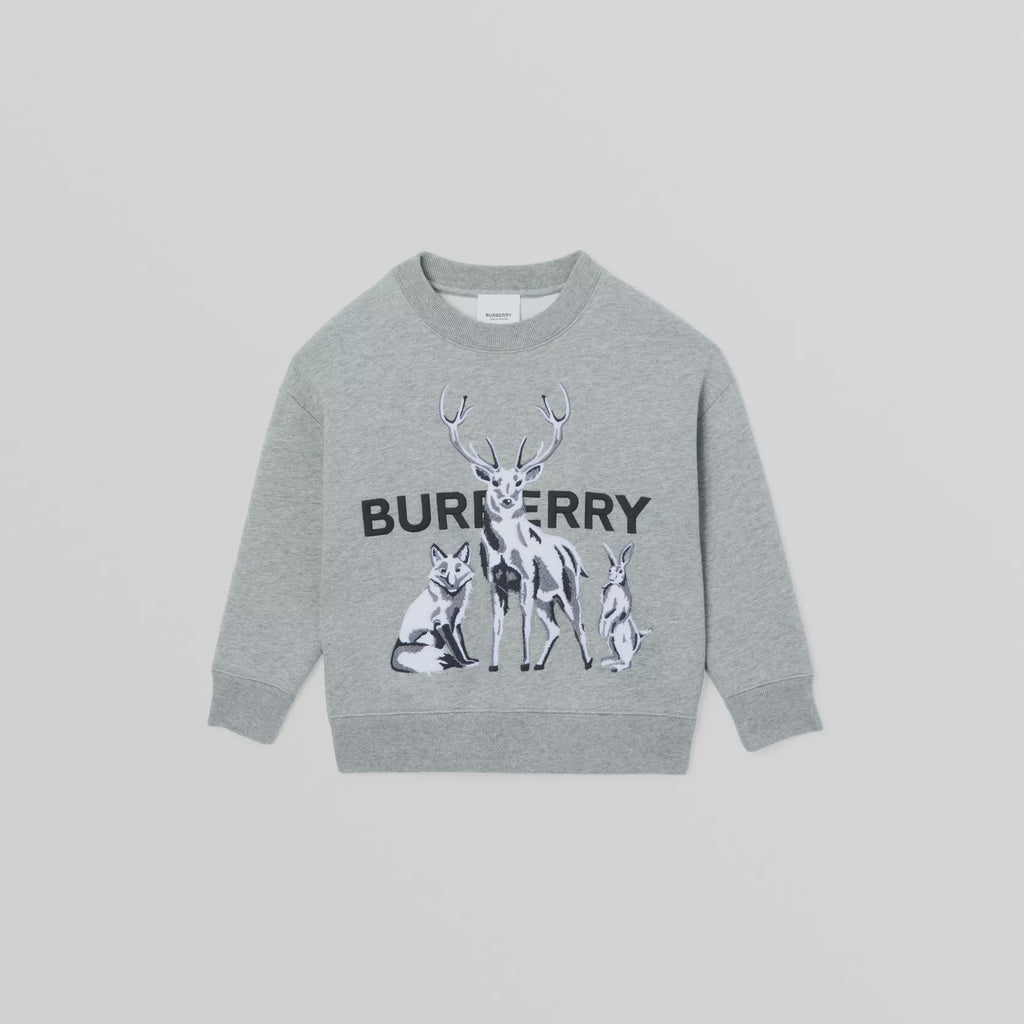 Burberry Animal Kingdom Embroidered Sweatshirt