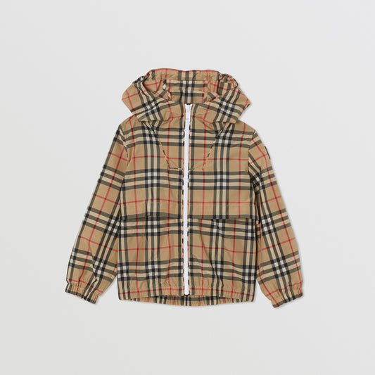 Burberry Vintage Check Lightweight Hooded Jacket