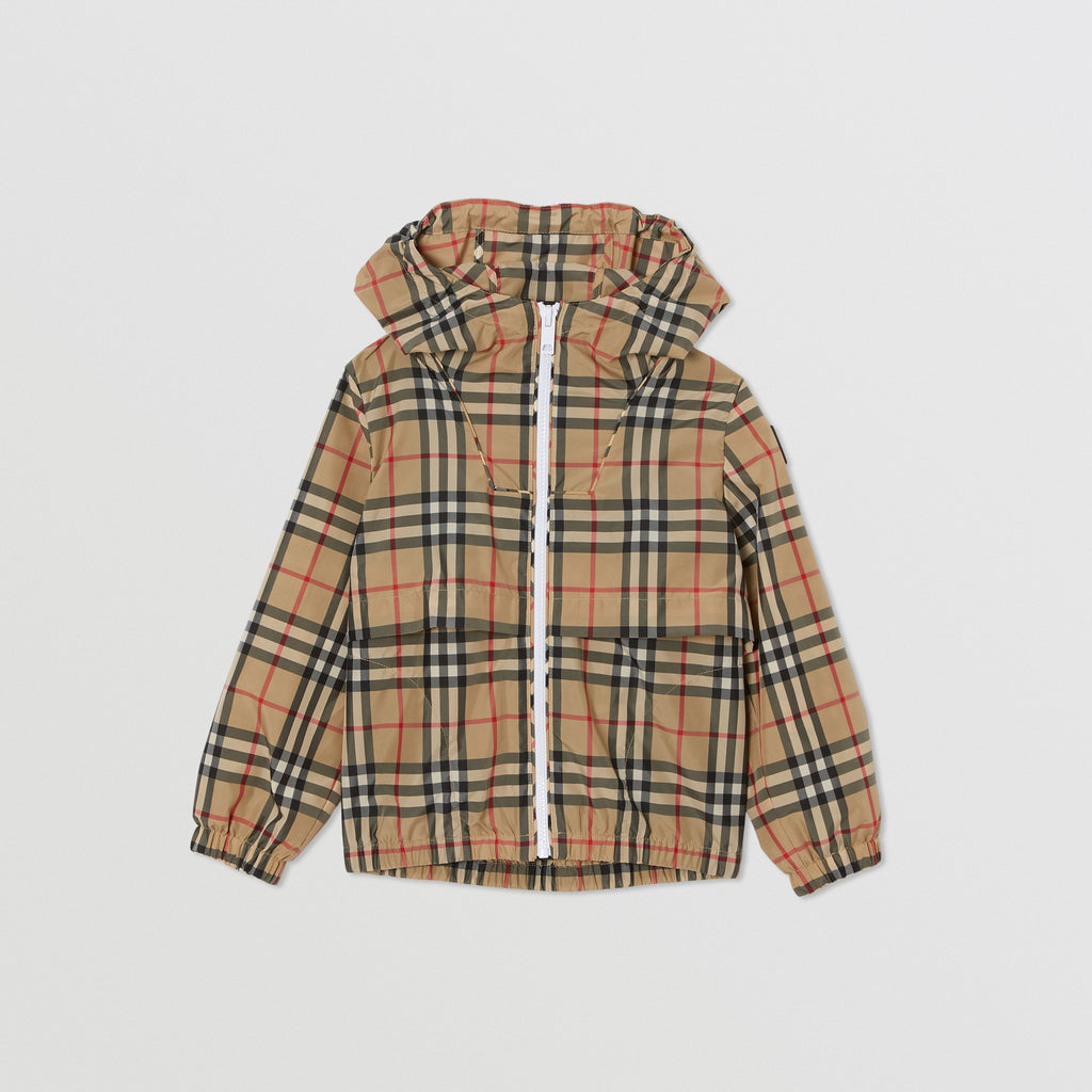Burberry Vintage Check Lightweight Hooded Jacket