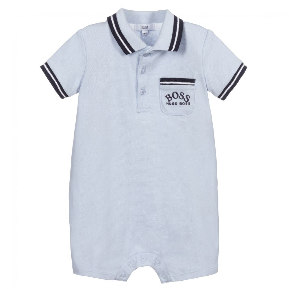 BOSS Baby Boy Polo Romper