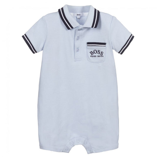 BOSS Baby Boy Polo Romper