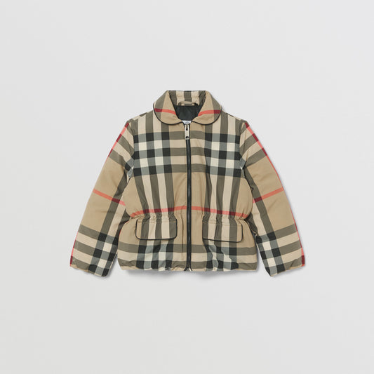 Burberry Down-filled Check Polyester Jacket