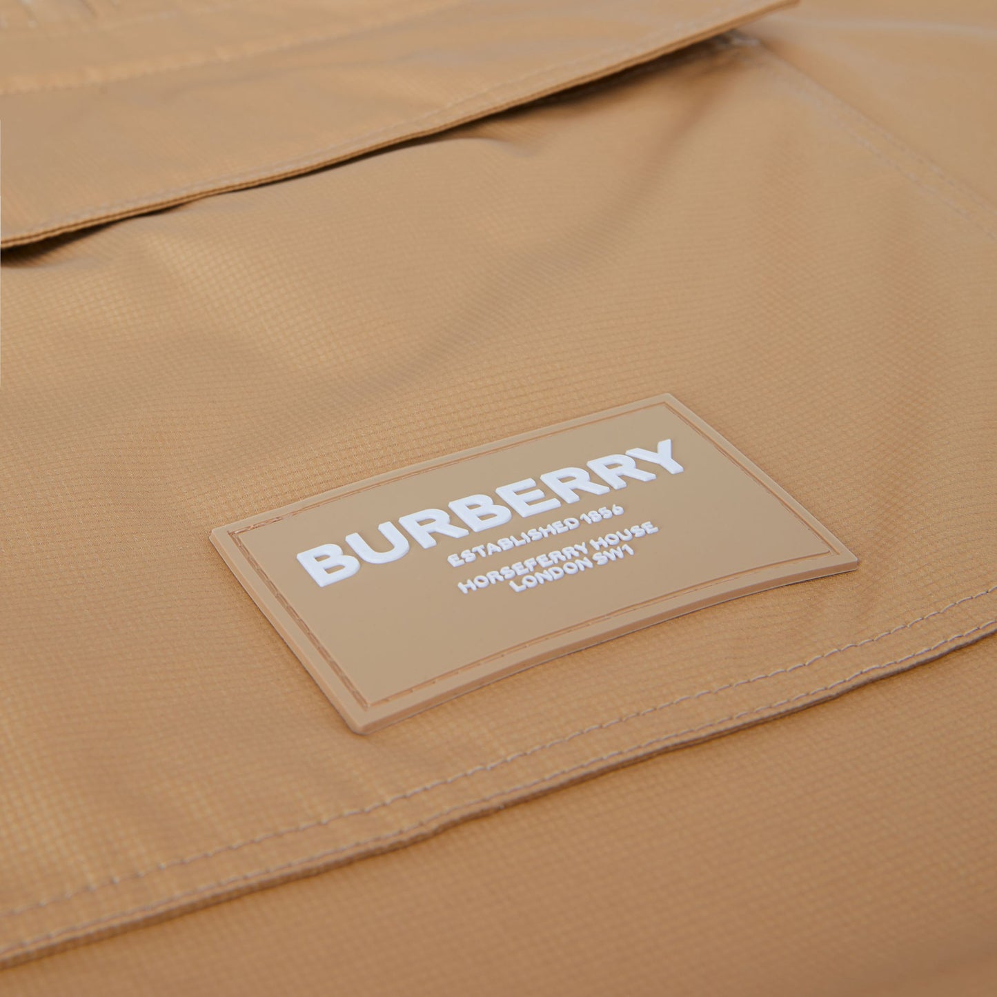 Burberry Reversible Nylon and Check Cotton Poncho