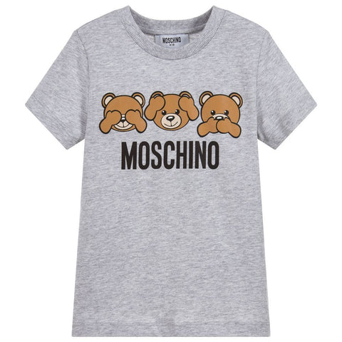 Moschino Teddy Bear Logo Graphic Tee