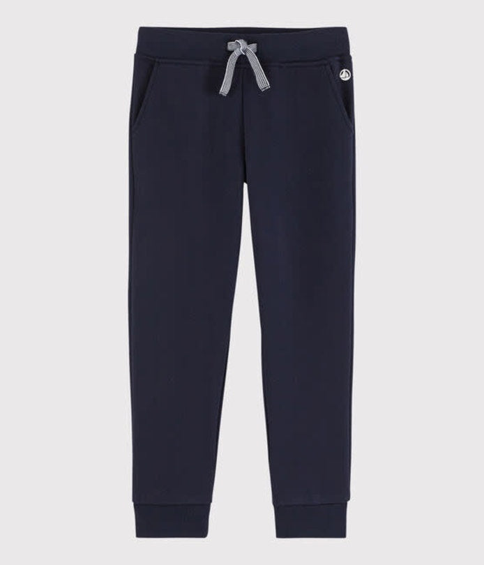 Petit Bateau Unisex Navy Cotton Trousers