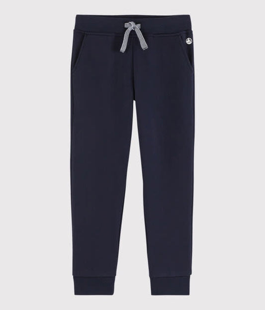 Petit Bateau Unisex Navy Cotton Trousers