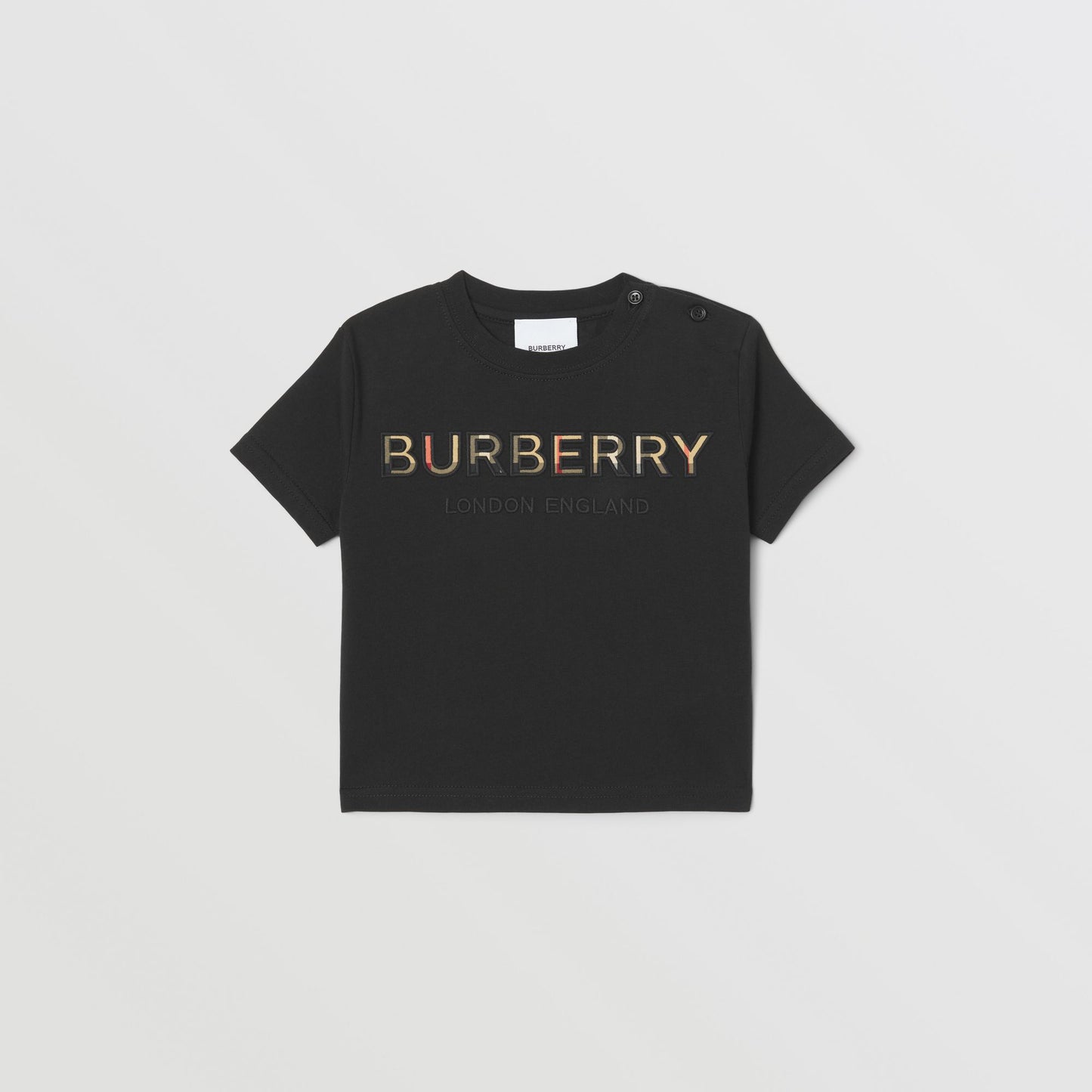 Burberry Baby Embroidered Logo Cotton T-shirt